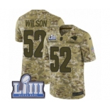 Men's Nike Los Angeles Rams #52 Ramik Wilson Limited Camo 2018 Salute to Service Super Bowl LIII Bound NFL Jersey