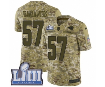 Men's Nike Los Angeles Rams #57 John Franklin-Myers Limited Camo 2018 Salute to Service Super Bowl LIII Bound NFL Jersey