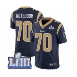 Men's Nike Los Angeles Rams #70 Joseph Noteboom Navy Blue Team Color Vapor Untouchable Limited Player Super Bowl LIII Bound NFL Jersey