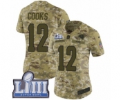 Women's Nike Los Angeles Rams #12 Brandin Cooks Limited Camo 2018 Salute to Service Super Bowl LIII Bound NFL Jersey