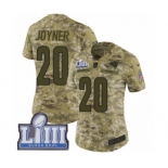 Women's Nike Los Angeles Rams #20 Lamarcus Joyner Limited Camo 2018 Salute to Service Super Bowl LIII Bound NFL Jersey