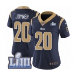 Women's Nike Los Angeles Rams #20 Lamarcus Joyner Navy Blue Team Color Vapor Untouchable Limited Player Super Bowl LIII Bound NFL Jersey