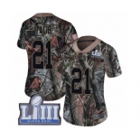 Women's Nike Los Angeles Rams #21 Aqib Talib Camo Rush Realtree Limited Super Bowl LIII Bound NFL Jersey