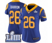 Women's Nike Los Angeles Rams #26 Mark Barron Royal Blue Alternate Vapor Untouchable Limited Player Super Bowl LIII Bound NFL Jersey