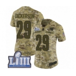 Women's Nike Los Angeles Rams #29 Eric Dickerson Limited Camo 2018 Salute to Service Super Bowl LIII Bound NFL Jersey