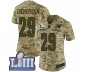 Women's Nike Los Angeles Rams #29 Eric Dickerson Limited Camo 2018 Salute to Service Super Bowl LIII Bound NFL Jersey