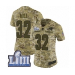 Women's Nike Los Angeles Rams #32 Troy Hill Limited Camo 2018 Salute to Service Super Bowl LIII Bound NFL Jersey