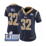 Women's Nike Los Angeles Rams #32 Troy Hill Navy Blue Team Color Vapor Untouchable Limited Player Super Bowl LIII Bound NFL Jersey