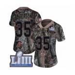 Women's Nike Los Angeles Rams #35 C.J. Anderson Camo Rush Realtree Limited Super Bowl LIII Bound NFL Jersey