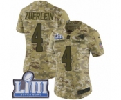 Women's Nike Los Angeles Rams #4 Greg Zuerlein Limited Camo 2018 Salute to Service Super Bowl LIII Bound NFL Jersey