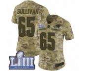 Women's Nike Los Angeles Rams #65 John Sullivan Limited Camo 2018 Salute to Service Super Bowl LIII Bound NFL Jersey