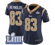 Women's Nike Los Angeles Rams #83 Josh Reynolds Navy Blue Team Color Vapor Untouchable Limited Player Super Bowl LIII Bound NFL Jersey