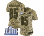 Women's Nike Los Angeles Rams #85 Jack Youngblood Limited Camo 2018 Salute to Service Super Bowl LIII Bound NFL Jersey