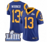 Youth Nike Los Angeles Rams #13 Kurt Warner Royal Blue Alternate Vapor Untouchable Limited Player Super Bowl LIII Bound NFL Jersey