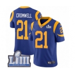 Youth Nike Los Angeles Rams #21 Nolan Cromwell Royal Blue Alternate Vapor Untouchable Limited Player Super Bowl LIII Bound NFL Jersey