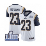 Youth Nike Los Angeles Rams #23 Nickell Robey-Coleman White Vapor Untouchable Limited Player Super Bowl LIII Bound NFL Jersey