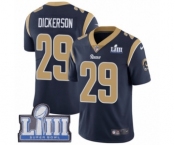 Youth Nike Los Angeles Rams #29 Eric Dickerson Navy Blue Team Color Vapor Untouchable Limited Player Super Bowl LIII Bound NFL Jersey