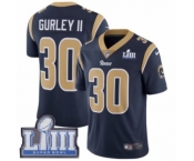 Youth Nike Los Angeles Rams #30 Todd Gurley Navy Blue Team Color Vapor Untouchable Limited Player Super Bowl LIII Bound NFL Jersey