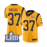 Youth Nike Los Angeles Rams #37 Sam Shields Limited Gold Rush Vapor Untouchable Super Bowl LIII Bound NFL Jersey