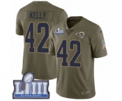 Youth Nike Los Angeles Rams #42 John Kelly Limited Olive 2017 Salute to Service Super Bowl LIII Bound NFL Jersey