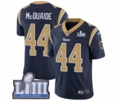 Youth Nike Los Angeles Rams #44 Jacob McQuaide Navy Blue Team Color Vapor Untouchable Limited Player Super Bowl LIII Bound NFL Jersey