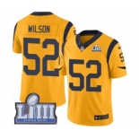 Youth Nike Los Angeles Rams #52 Ramik Wilson Limited Gold Rush Vapor Untouchable Super Bowl LIII Bound NFL Jersey