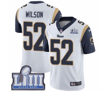 Youth Nike Los Angeles Rams #52 Ramik Wilson White Vapor Untouchable Limited Player Super Bowl LIII Bound NFL Jersey