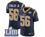 Youth Nike Los Angeles Rams #56 Dante Fowler Jr Navy Blue Team Color Vapor Untouchable Limited Player Super Bowl LIII Bound NFL Jersey