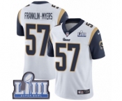 Youth Nike Los Angeles Rams #57 John Franklin-Myers White Vapor Untouchable Limited Player Super Bowl LIII Bound NFL Jersey