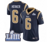 Youth Nike Los Angeles Rams #6 Johnny Hekker Navy Blue Team Color Vapor Untouchable Limited Player Super Bowl LIII Bound NFL Jersey