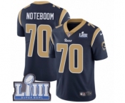 Youth Nike Los Angeles Rams #70 Joseph Noteboom Navy Blue Team Color Vapor Untouchable Limited Player Super Bowl LIII Bound NFL Jersey