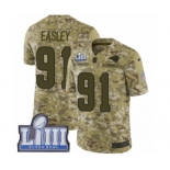 Youth Nike Los Angeles Rams #91 Dominique Easley Limited Camo 2018 Salute to Service Super Bowl LIII Bound NFL Jersey