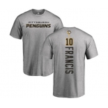 NHL Adidas Pittsburgh Penguins #10 Ron Francis Ash Backer T-Shirt