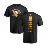 NHL Adidas Pittsburgh Penguins #10 Ron Francis Black Backer T-Shirt