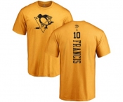 NHL Adidas Pittsburgh Penguins #10 Ron Francis Gold One Color Backer T-Shirt