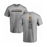 NHL Adidas Pittsburgh Penguins #11 Jimmy Hayes Ash Backer T-Shirt