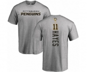 NHL Adidas Pittsburgh Penguins #11 Jimmy Hayes Ash Backer T-Shirt