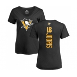 NHL Women Adidas Pittsburgh Penguins #16 Josh Jooris Black Backer T-Shirt