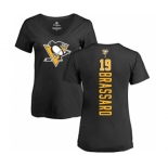 NHL Women Adidas Pittsburgh Penguins #19 Derick Brassard Black Backer T-Shirt