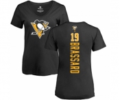 NHL Women Adidas Pittsburgh Penguins #19 Derick Brassard Black Backer T-Shirt