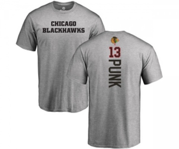 NHL Adidas Chicago Blackhawks #13 CM Punk Ash Backer T-Shirt