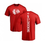 NHL Adidas Chicago Blackhawks #5 Adam Clendening Red One Color Backer T-Shirt