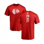 NHL Adidas Chicago Blackhawks #78 Nathan Noel Red One Color Backer T-Shirt