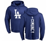 MLB Nike Los Angeles Dodgers #13 Max Muncy Royal Blue Backer Pullover Hoodie