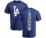 MLB Nike Los Angeles Dodgers #31 Joc Pederson Royal Blue Backer T-Shirt