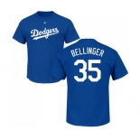 MLB Nike Los Angeles Dodgers #35 Cody Bellinger Royal Blue Name & Number T-Shirt