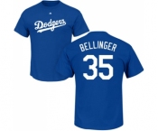 MLB Nike Los Angeles Dodgers #35 Cody Bellinger Royal Blue Name & Number T-Shirt