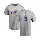 MLB Nike Los Angeles Dodgers #7 Julio Urias Ash Backer T-Shirt