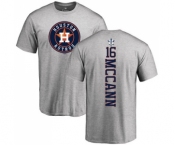 MLB Nike Houston Astros #16 Brian McCann Ash Backer T-Shirt