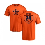 MLB Nike Houston Astros #24 Jimmy Wynn Orange RBI T-Shirt